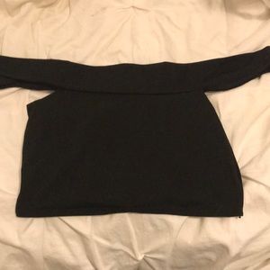 Black off shoulder Sandy top
